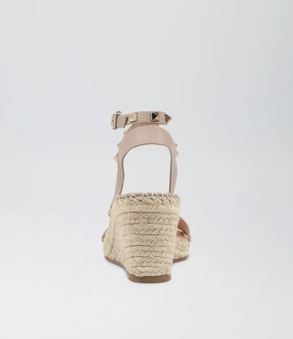 TOP END Guicey Rose Leather Espadrilles