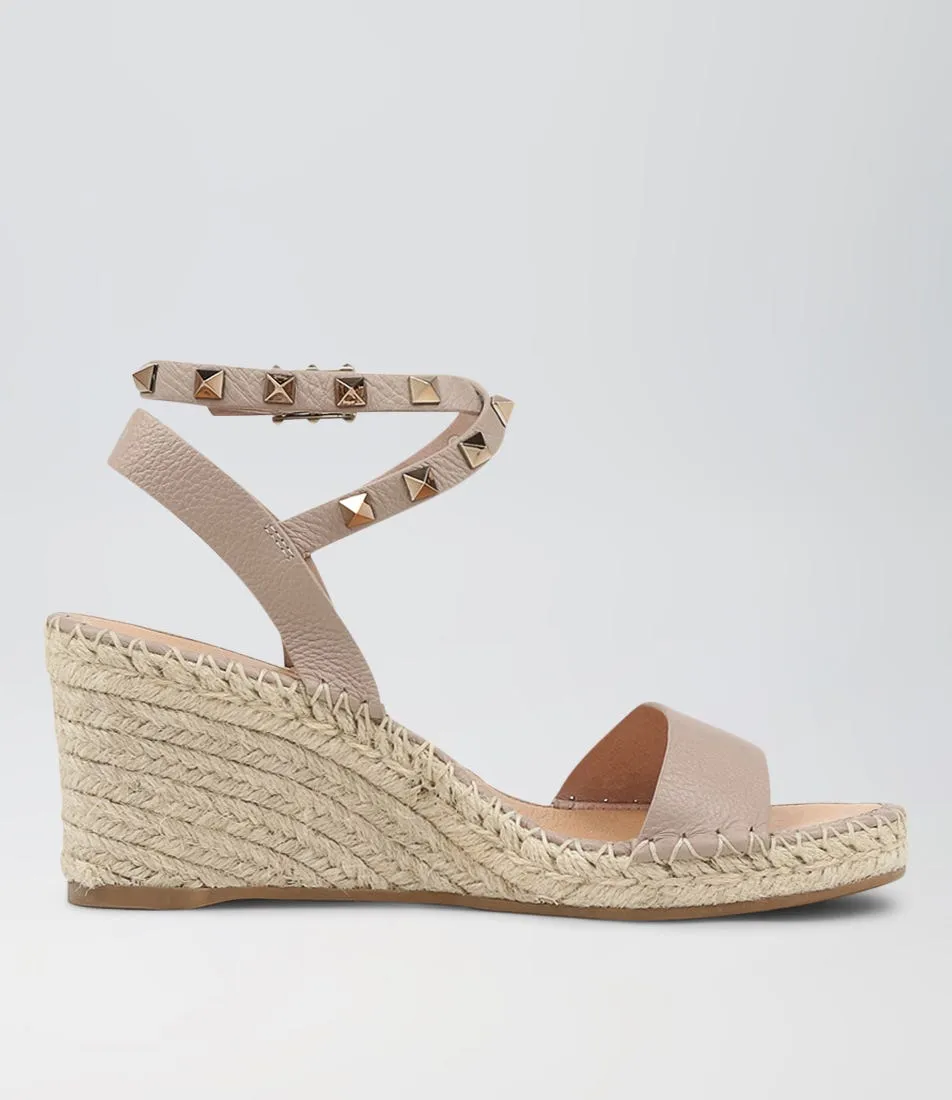 TOP END Guicey Rose Leather Espadrilles