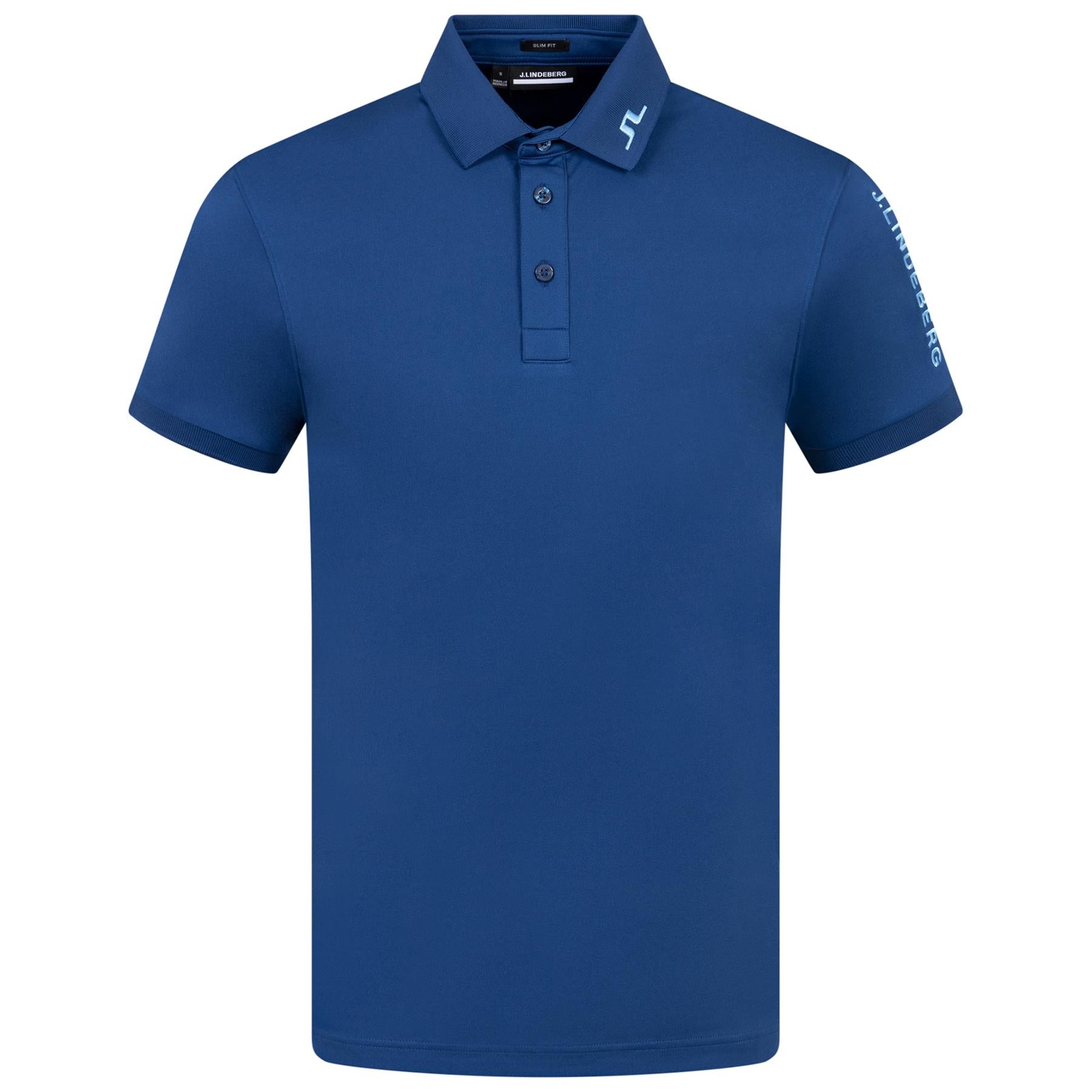 Tour Tech Slim Fit Polo Estate Blue - AW23