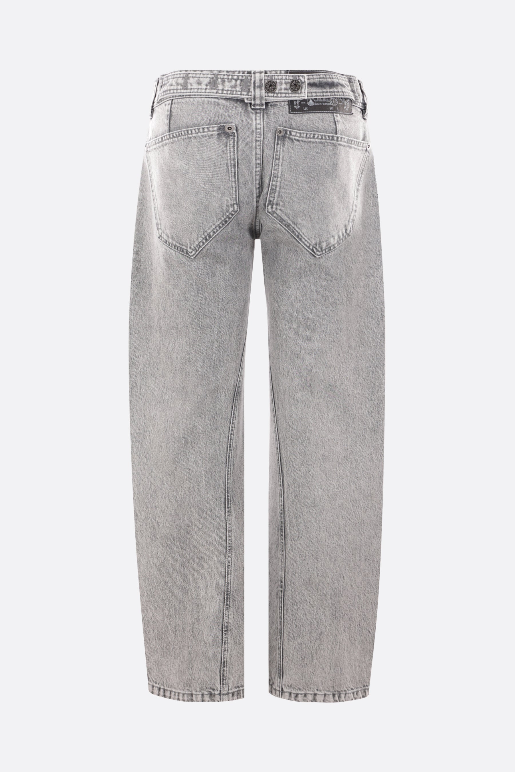 Twisted Seams denim loose-fit jeans