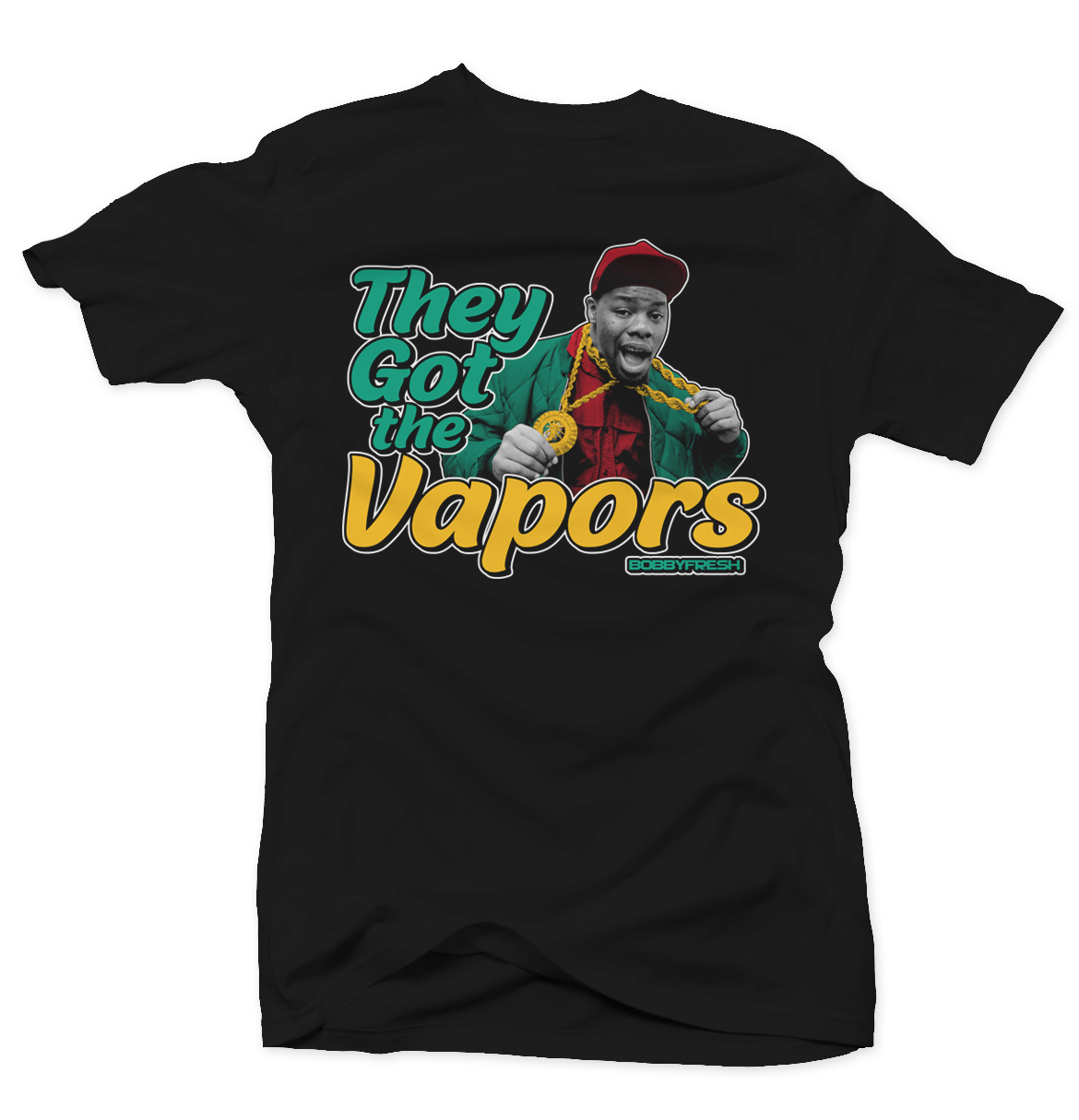 Vapors Biz Markie Black Tee