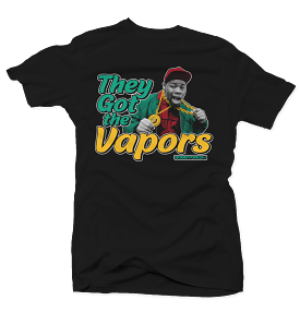 Vapors Biz Markie Black Tee