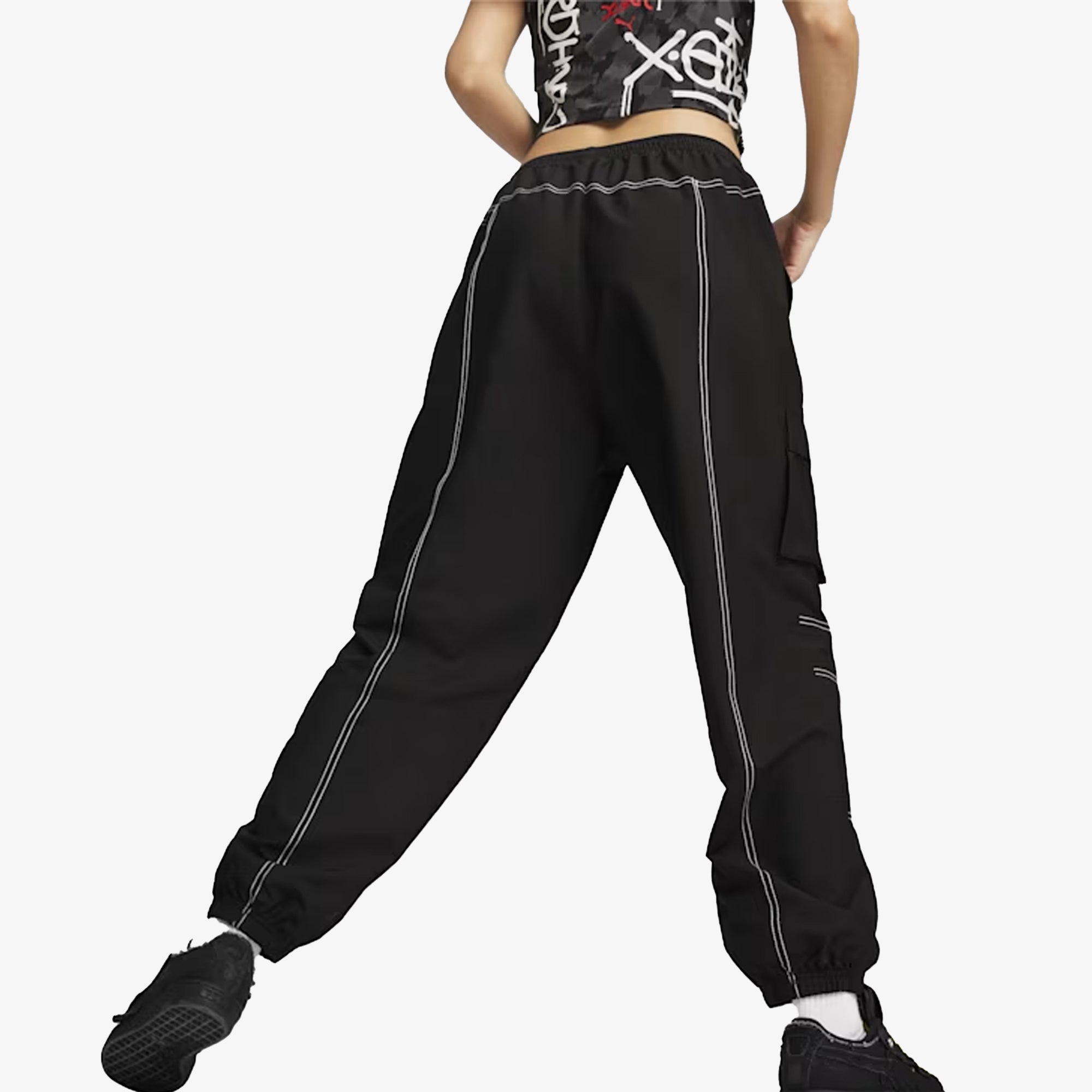 WMN'S X-GIRL CARGO PANT 'BLACK'