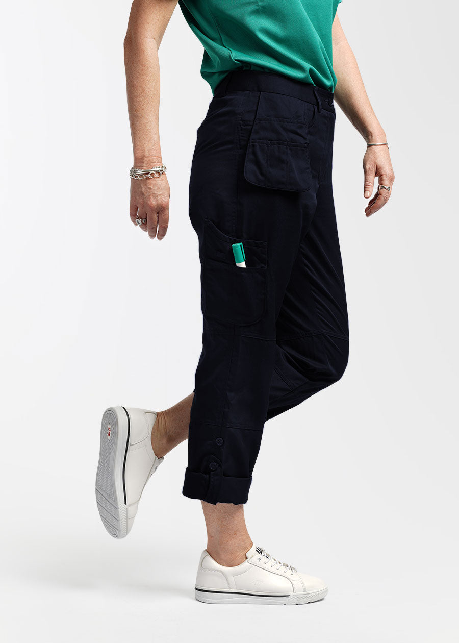 Womens flex waist cargo pants