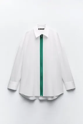 ZARA  |Cotton Shirts & Blouses